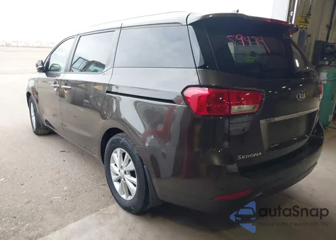 2017 Kia Sedona Lx из США, поврежденный, VIN KNDMB5C11H6331613
